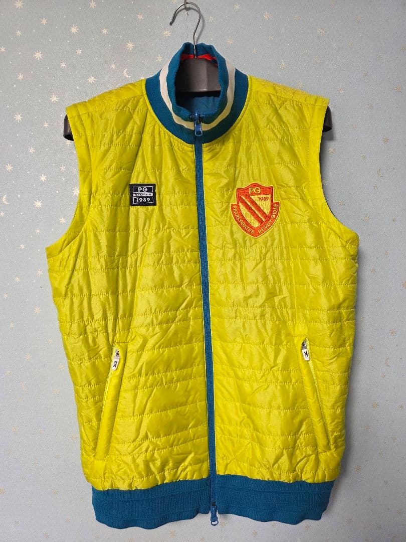 最終価格です!美品パーリーゲイツ蓄熱・防風・撥水中綿リバーシブルジャケット４