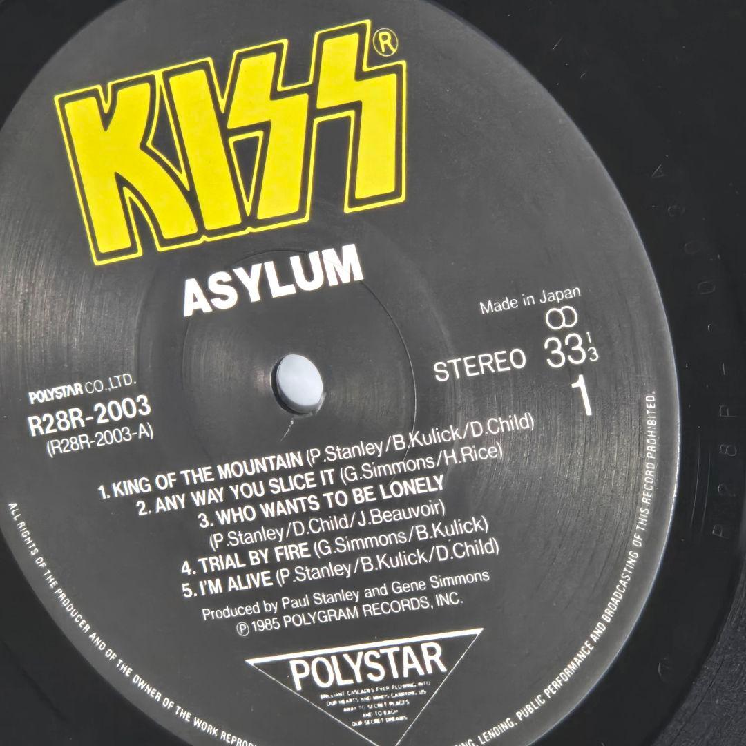 キッス・アサイラム〈LP, 初回盤〉