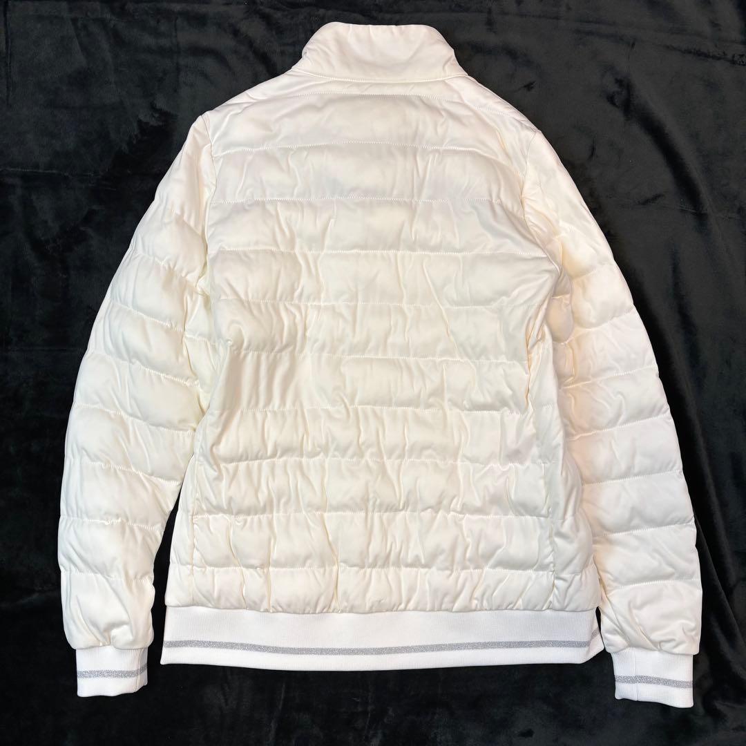 キャロウェイ ホワイト 中綿 ジャケット L シンプル ストレッチ 軽量