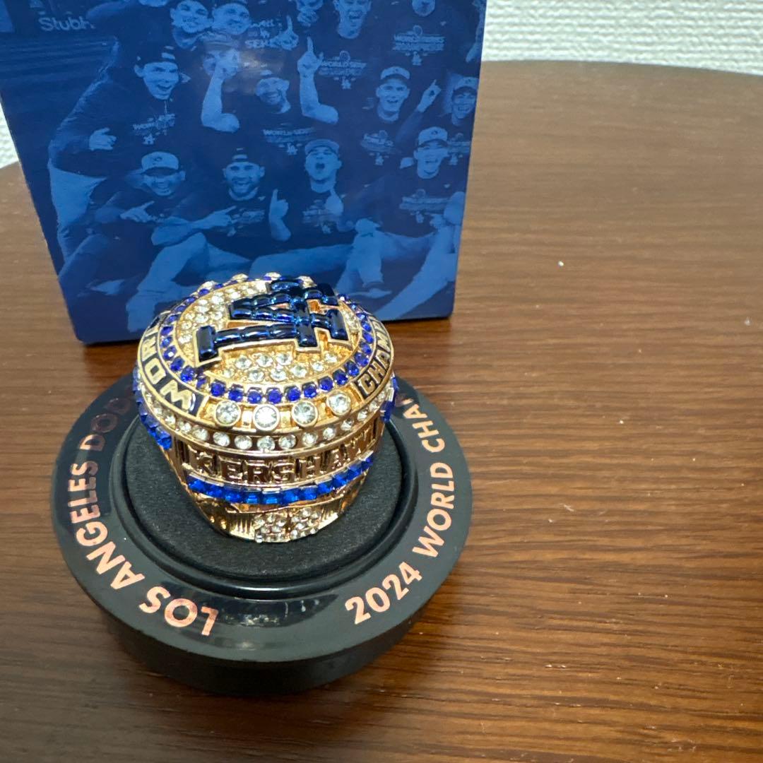 【限定品】ドジャース　2024ワールドチャンピオンレプリカリング　カーショー