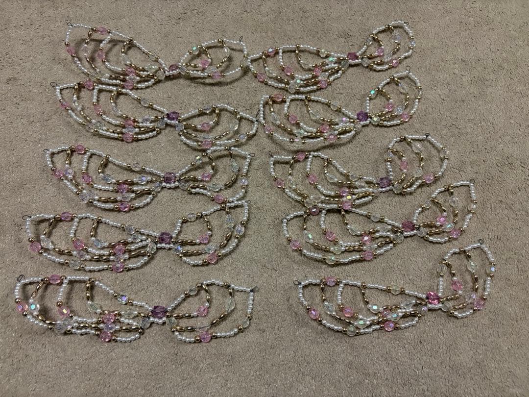 バレエなどの頭飾りに10点セット