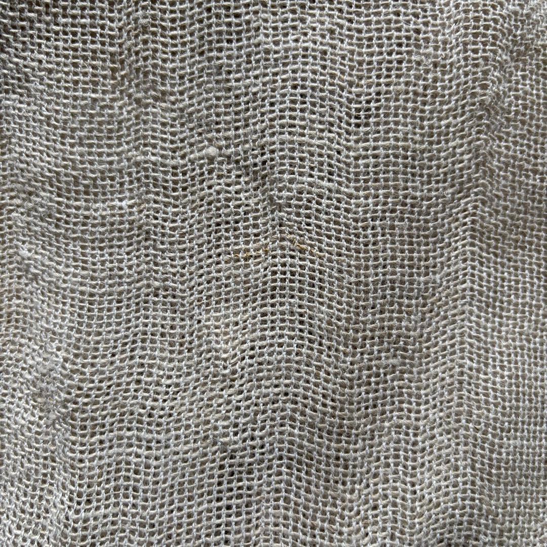 センソユニコ Cube Cube 麻 ジャケット 羽織り カーディガン アシメ