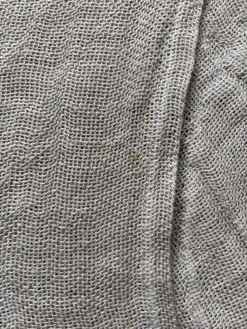 センソユニコ Cube Cube 麻 ジャケット 羽織り カーディガン アシメ