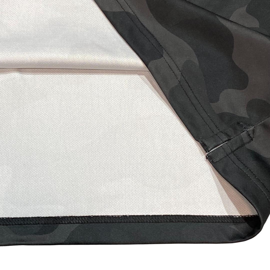 NEW ERA ニューエラ 半袖 ボタンダウン ポロシャツ XL カモフラ柄