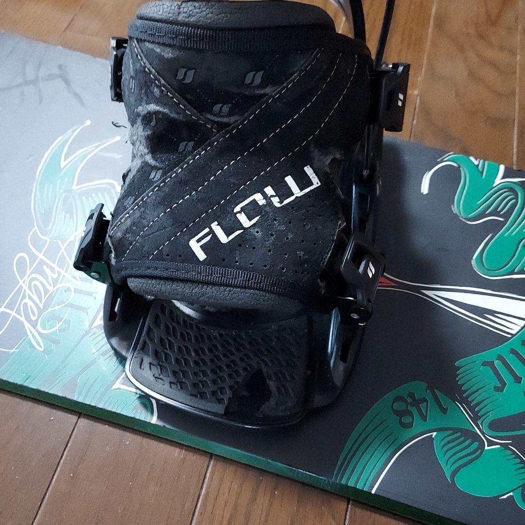 ATOMICスノーボード148cm FLOWバインディングセット