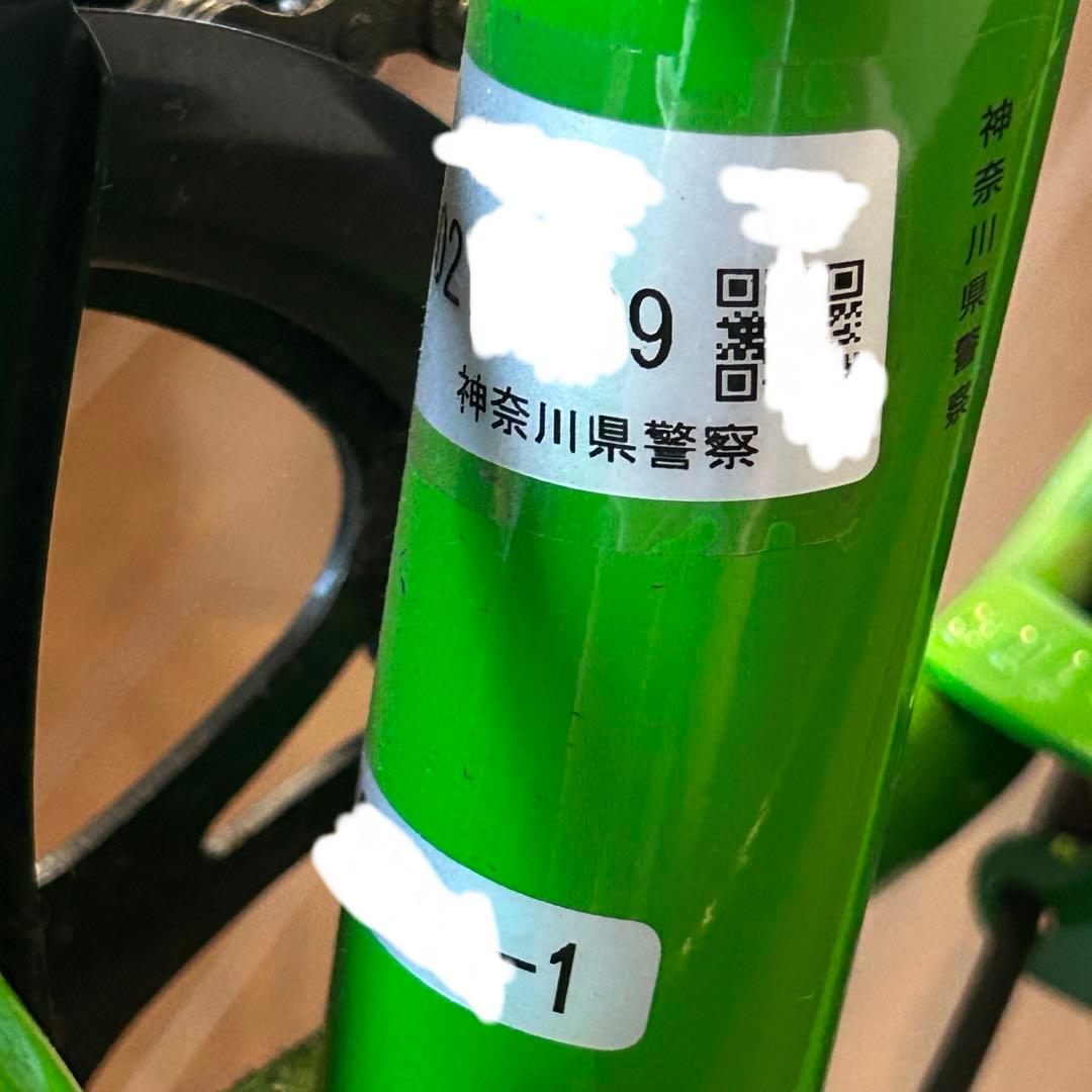 フィアット FIAT 折り畳み自転車 20インチ 6段変速 グリーン フル装備