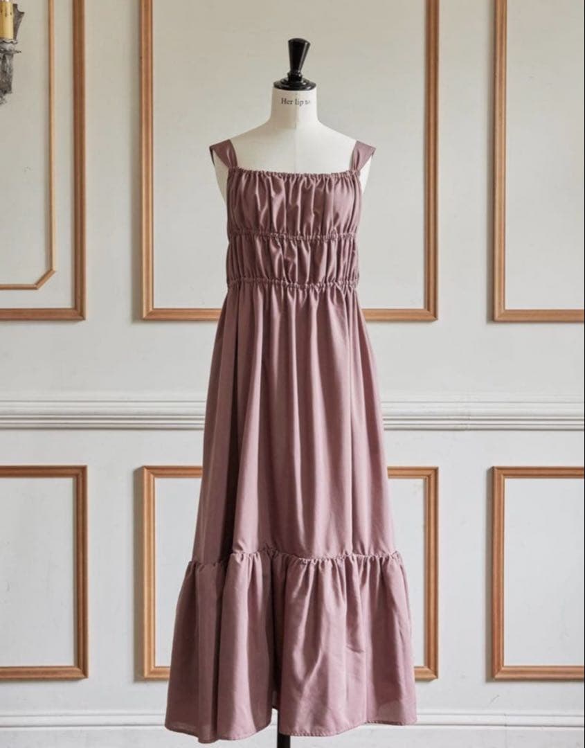 ワンピース Herlipto Double Bow Summer Long Dress