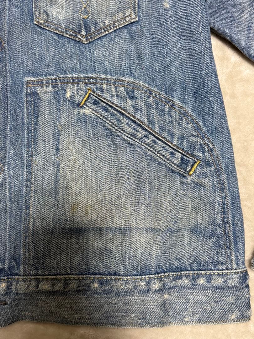 RRL ダブルアールエル USED加工 ニューローパー デニムジャケット