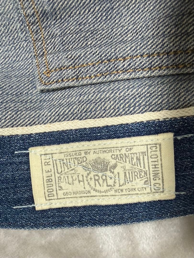 RRL ダブルアールエル USED加工 ニューローパー デニムジャケット