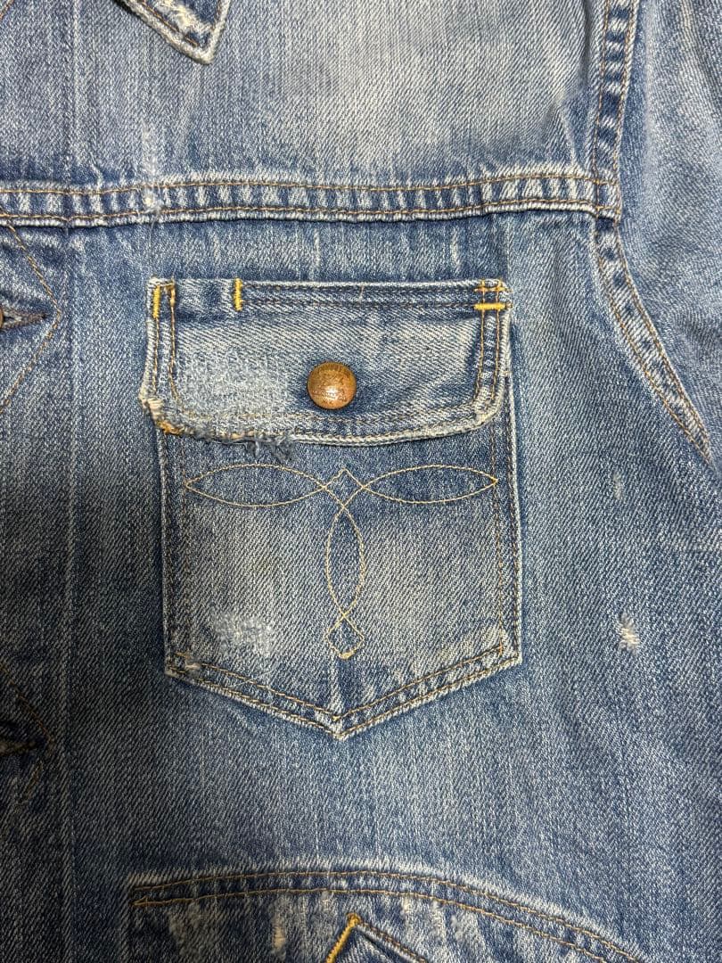 RRL ダブルアールエル USED加工 ニューローパー デニムジャケット