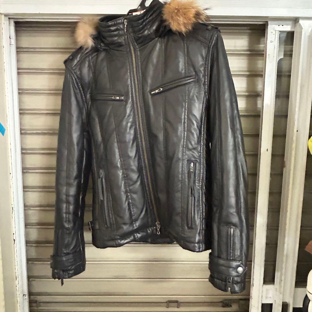 Haruf 本革・ラムレザーダウンジャケット　サイズL