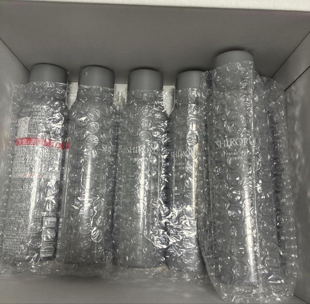 SHIROURU クリスタルホイップブラック洗顔料 150ml 6本セット