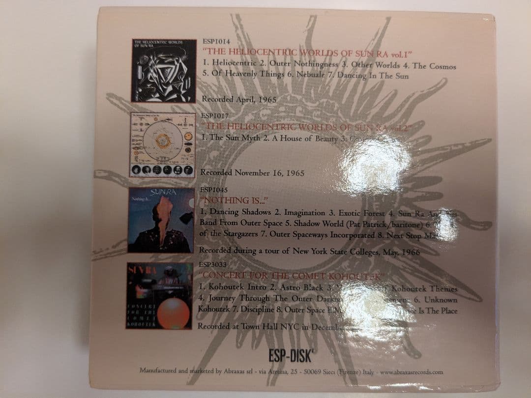 SUN RA 超希少ESPコンプリートBOX