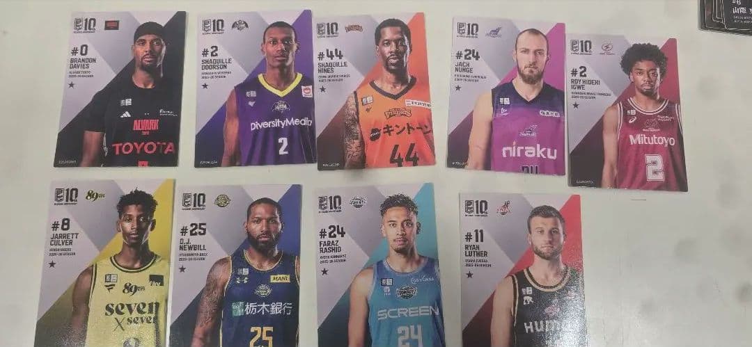 B.LEAGUE CARD Bリーグカードレア8枚セット 強化セット