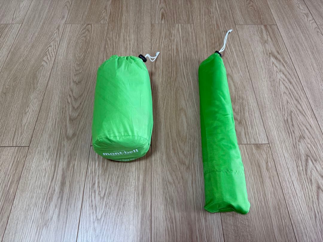 mont-bell グリーンタープ　ミニタープHX＆ポールセット