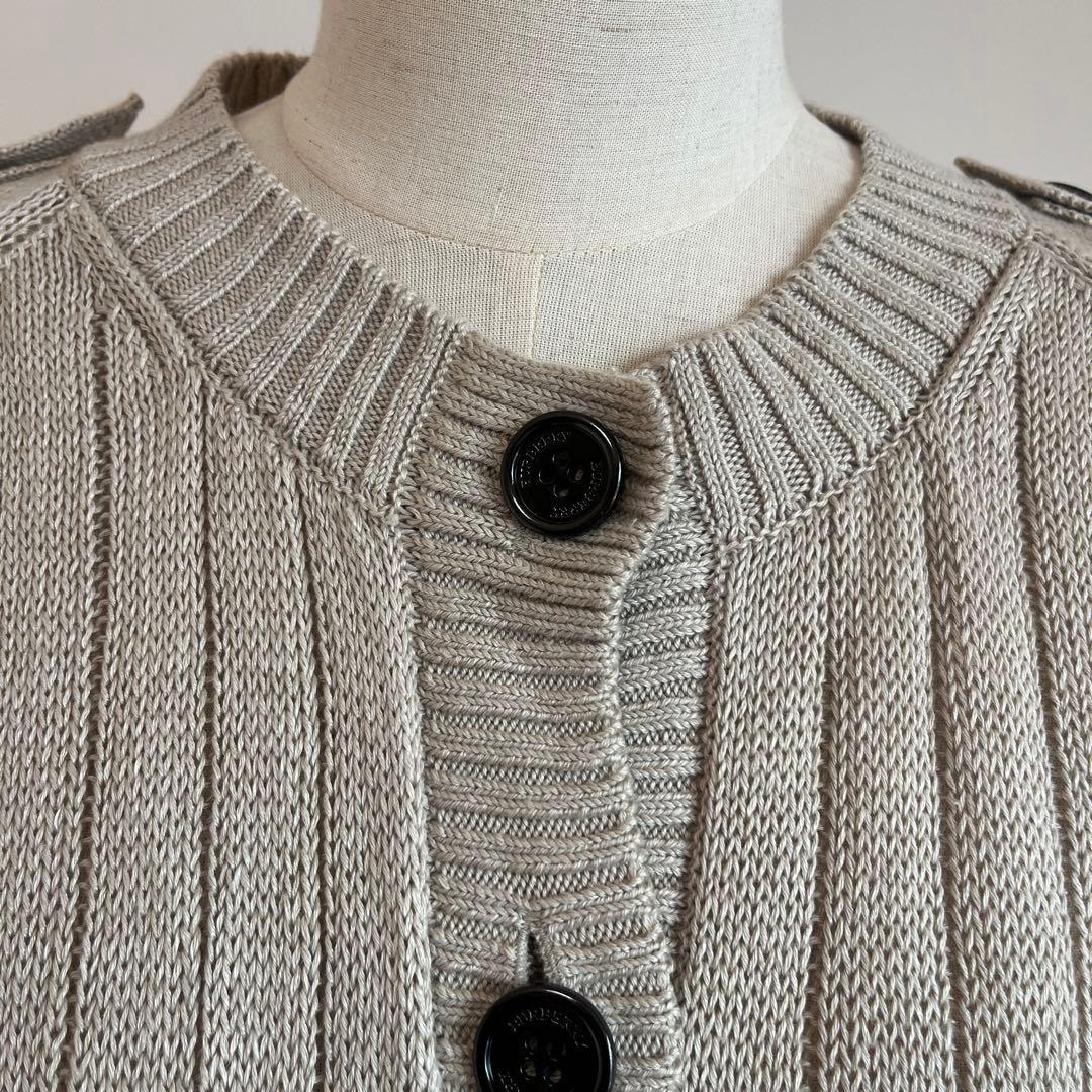 バーバリーロンドン　ポンチョ　ケープ　ニット