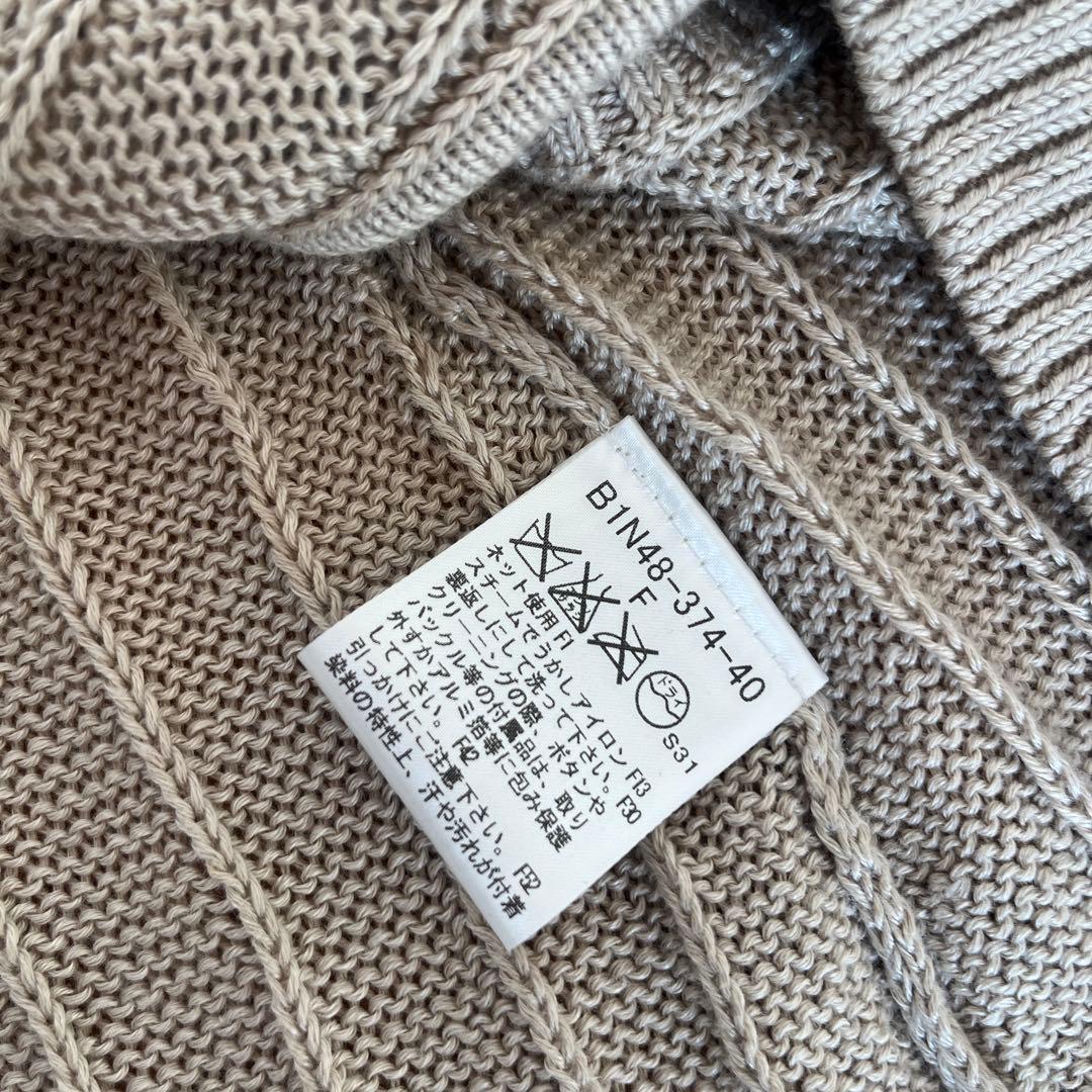 バーバリーロンドン　ポンチョ　ケープ　ニット