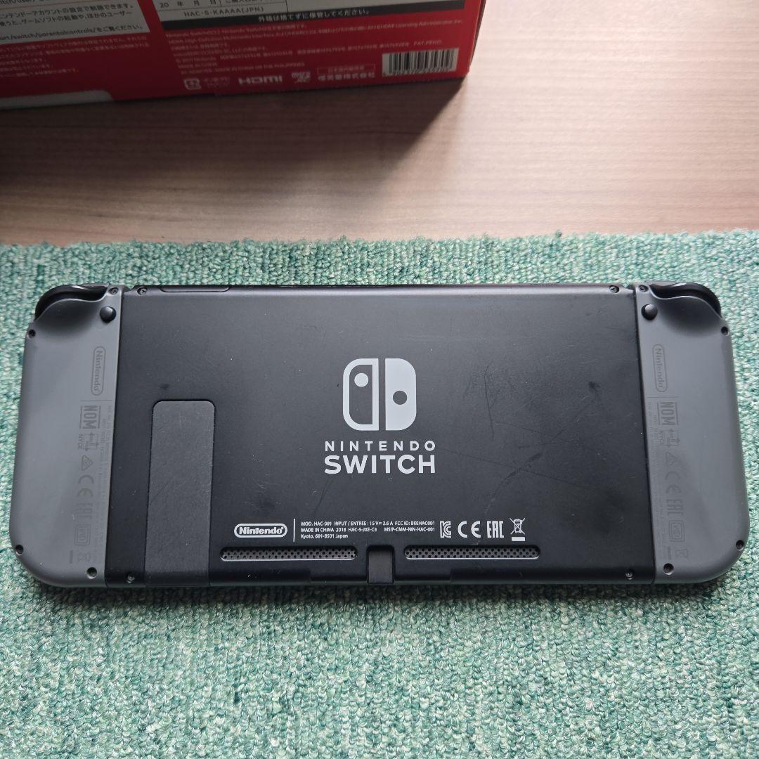 【美品・初期化済】Nintendo Switch グレー 付属品付き