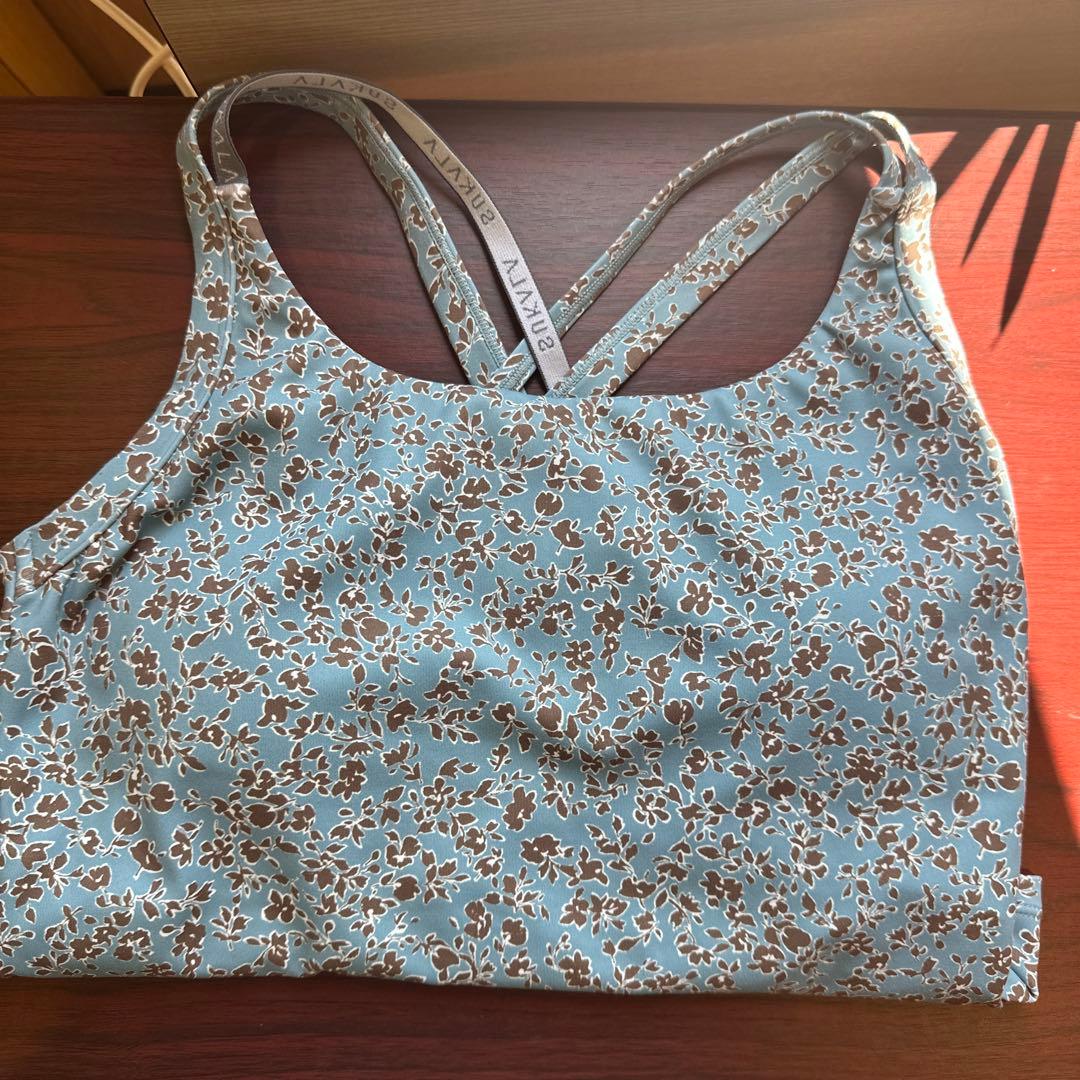 【SUKALA】ノスタルジックフラワープリントトップスレギンスセット