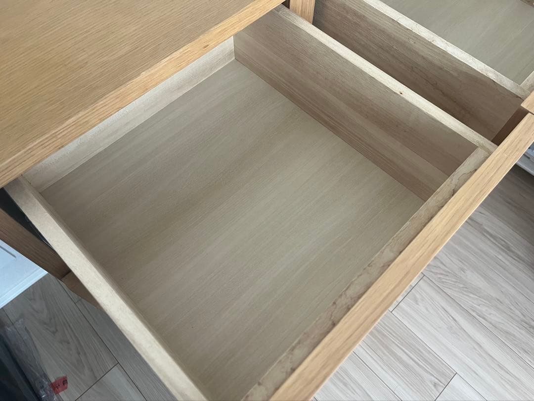 無印良品　オーク材キャビネット