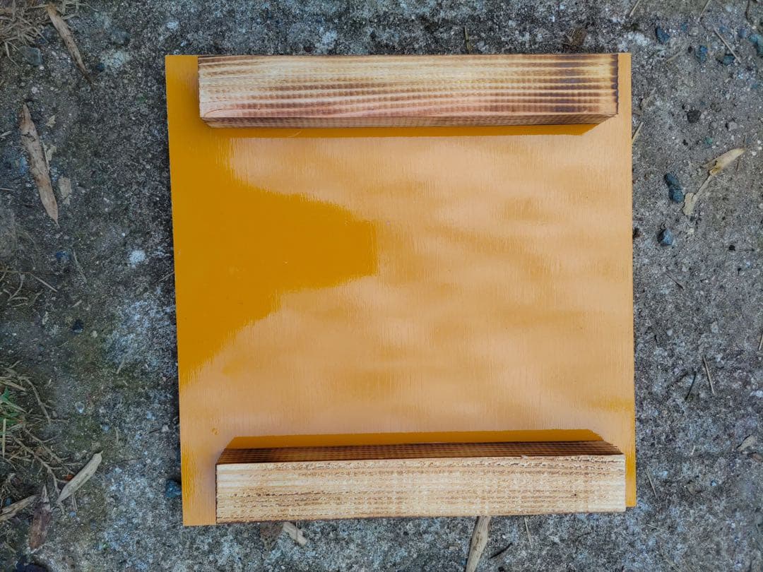 日本蜜蜂 重箱式巣箱４段　スライド底板 スノコ付き　説明書有　パイプ架台手順添付