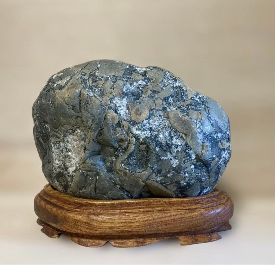 緑亀神　亀龍石　緑碧　嵐渓石　土岐石　出雲石　水石　鑑賞石　特大