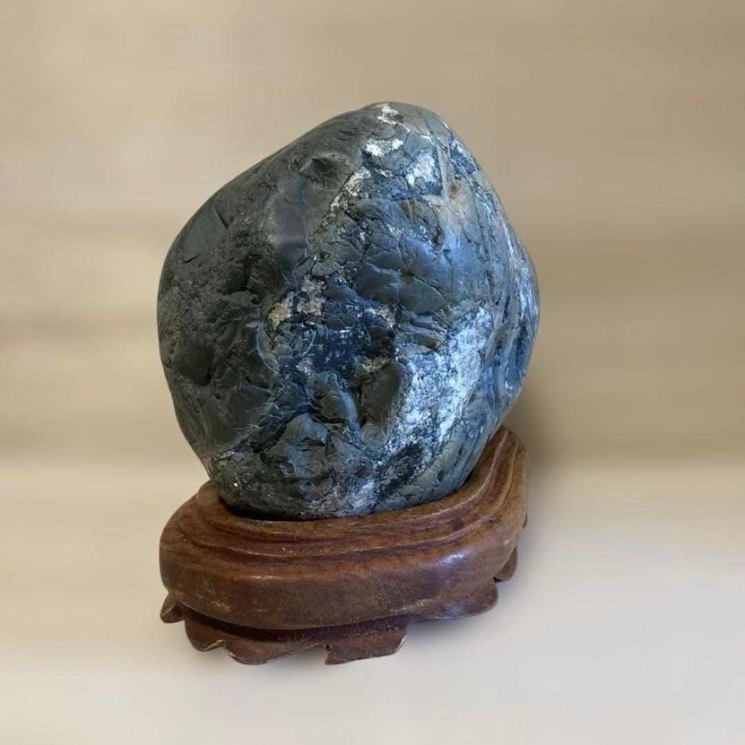 緑亀神　亀龍石　緑碧　嵐渓石　土岐石　出雲石　水石　鑑賞石　特大