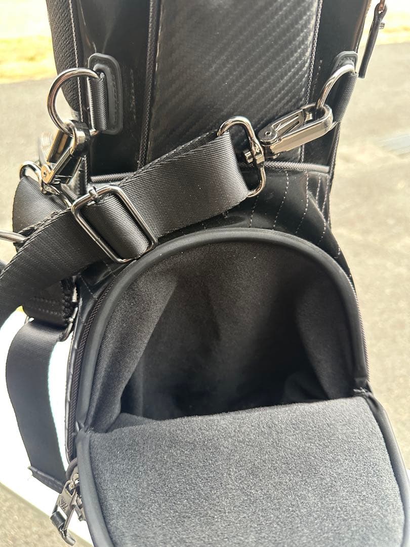 ANEW GOLFスタッズ付き キャディバッグ ブラック