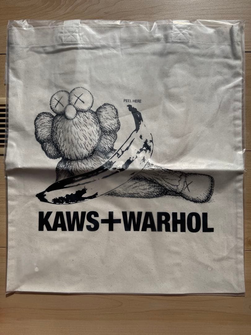 ユニクロ カウズ+ウォーホル アートブック トートバッグ付 新品 未開封