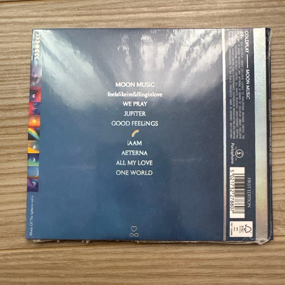 コールドプレイ MOON MUSiC 直筆サイン入りアートカード付き