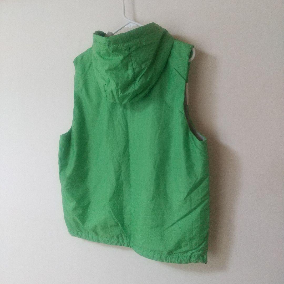 トミーヒルフィガーゴルフ キルティング中綿ベスト メンズ　緑　LL