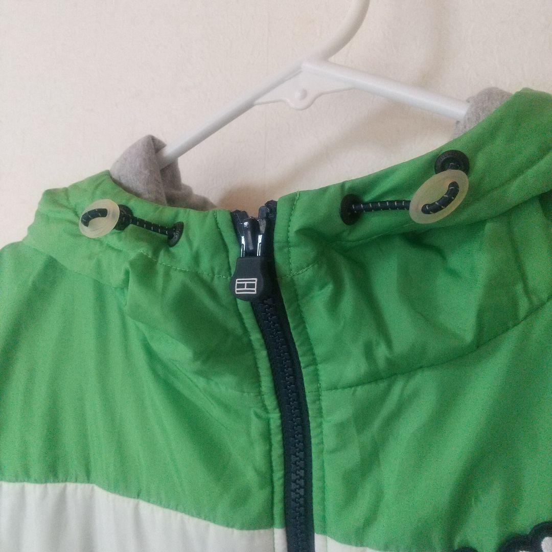 トミーヒルフィガーゴルフ キルティング中綿ベスト メンズ　緑　LL