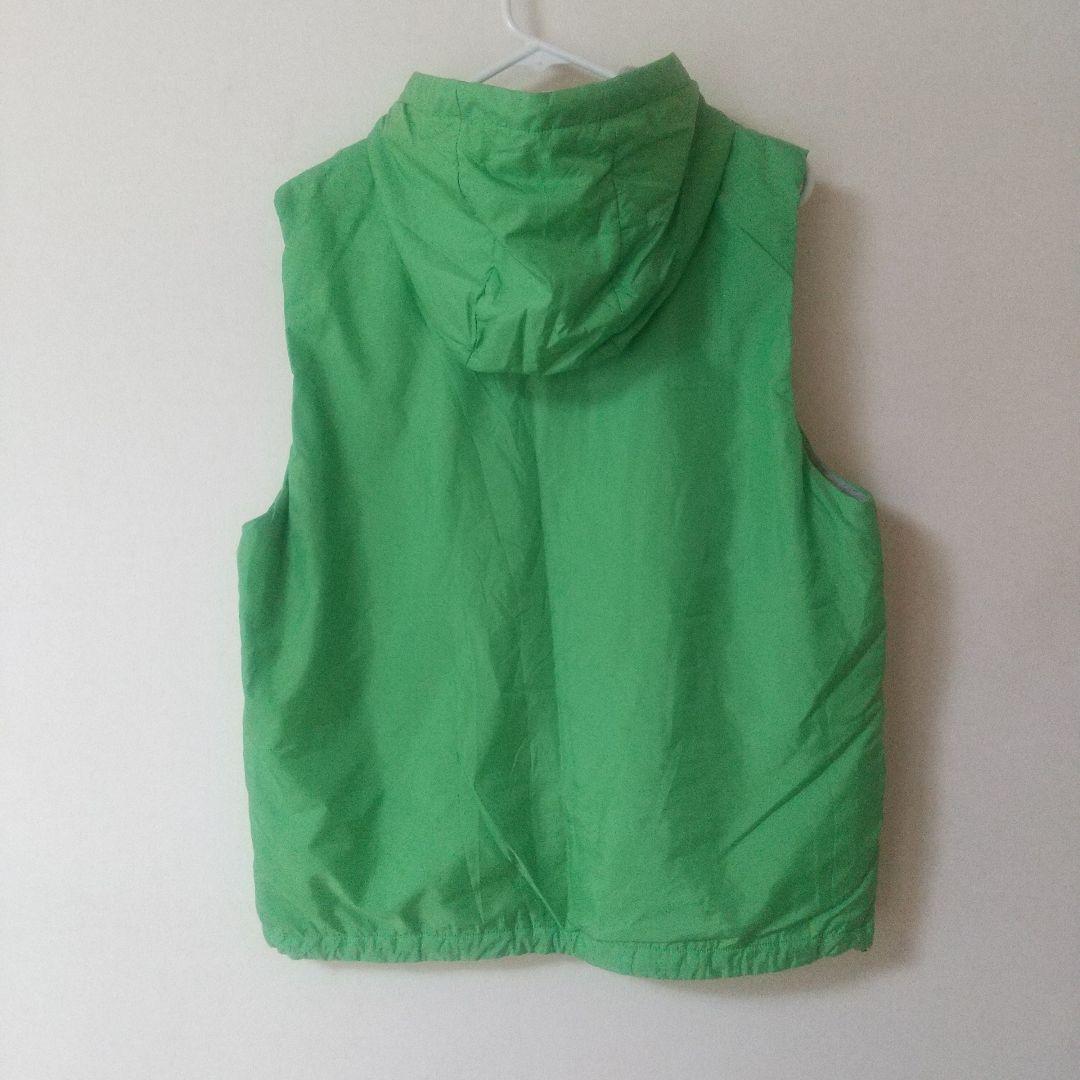 トミーヒルフィガーゴルフ キルティング中綿ベスト メンズ　緑　LL