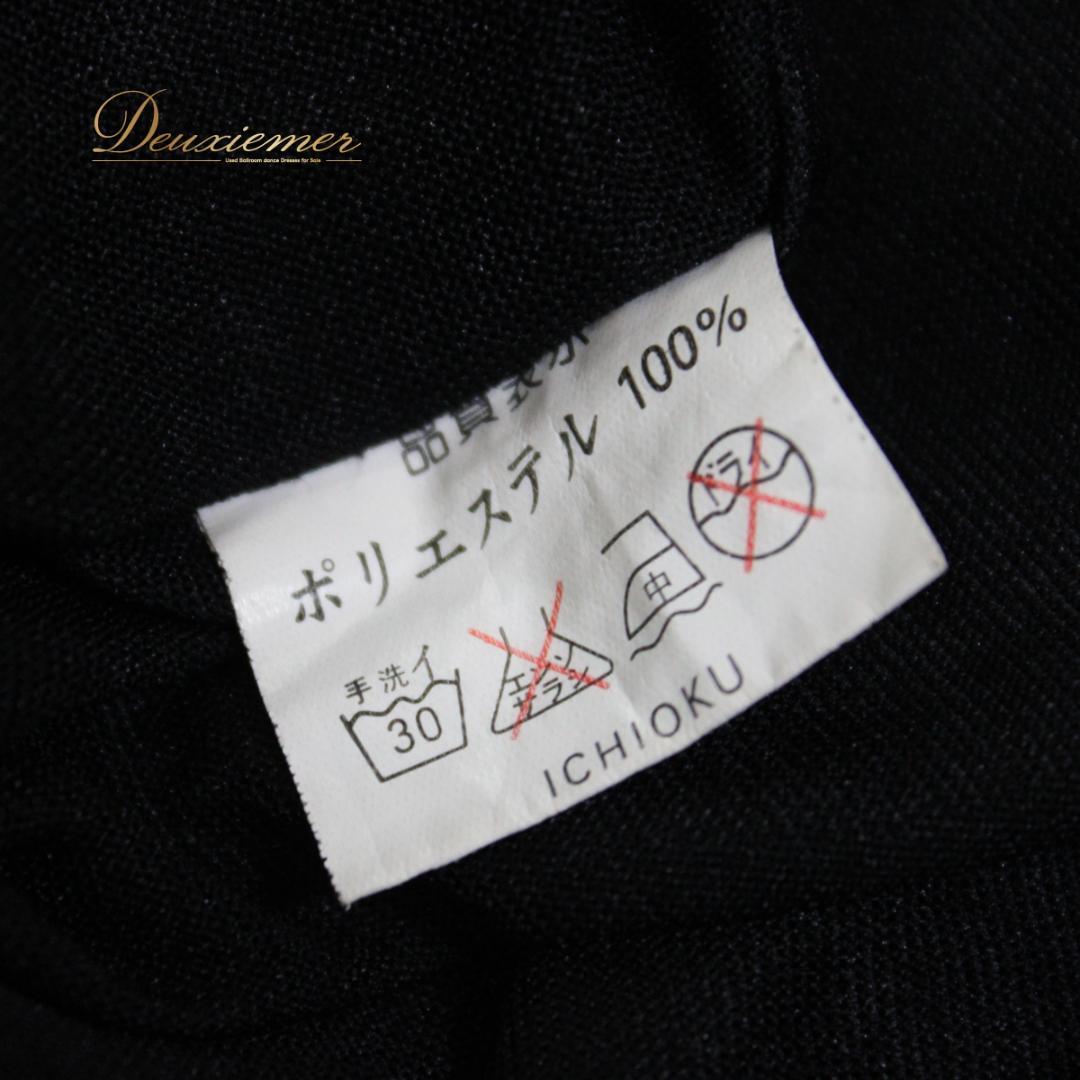 【美品 社交ダンス衣装】ワンピース ラテン パーティー ICHIOKU 赤 黒