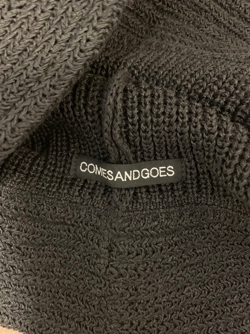 COMESANDGOES 和紙 ニットバルーンハット（BLACK）