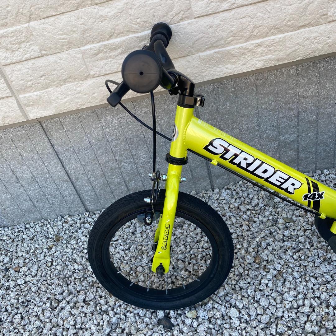 STRIDER 14X ライムグリーン キッズバイク