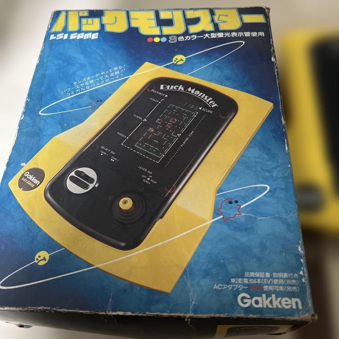 Gakken PuckMonster ゲーム機　学研　パックモンスター