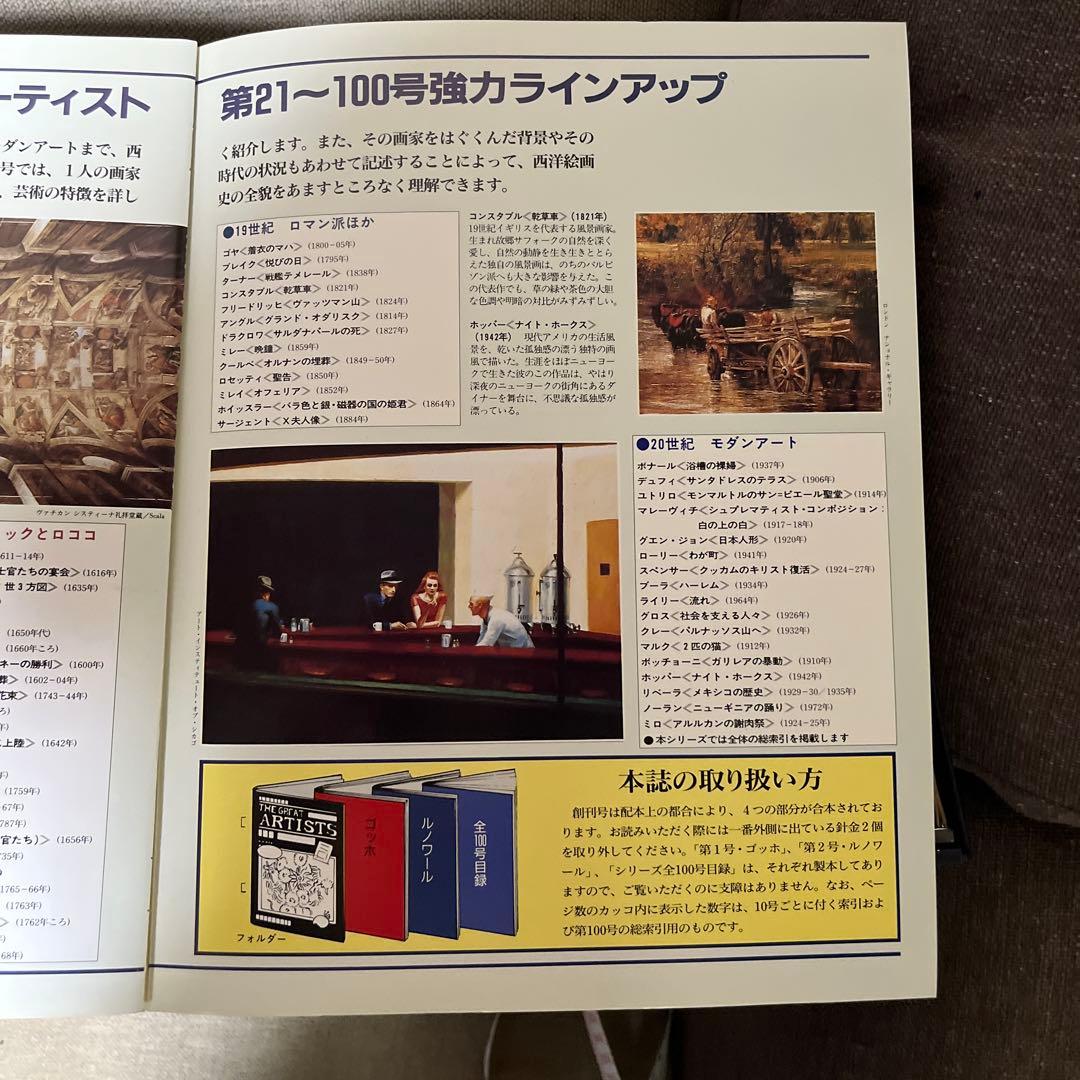 THE GREAT ARTISTS　週刊グレートアーティスト1号〜100号