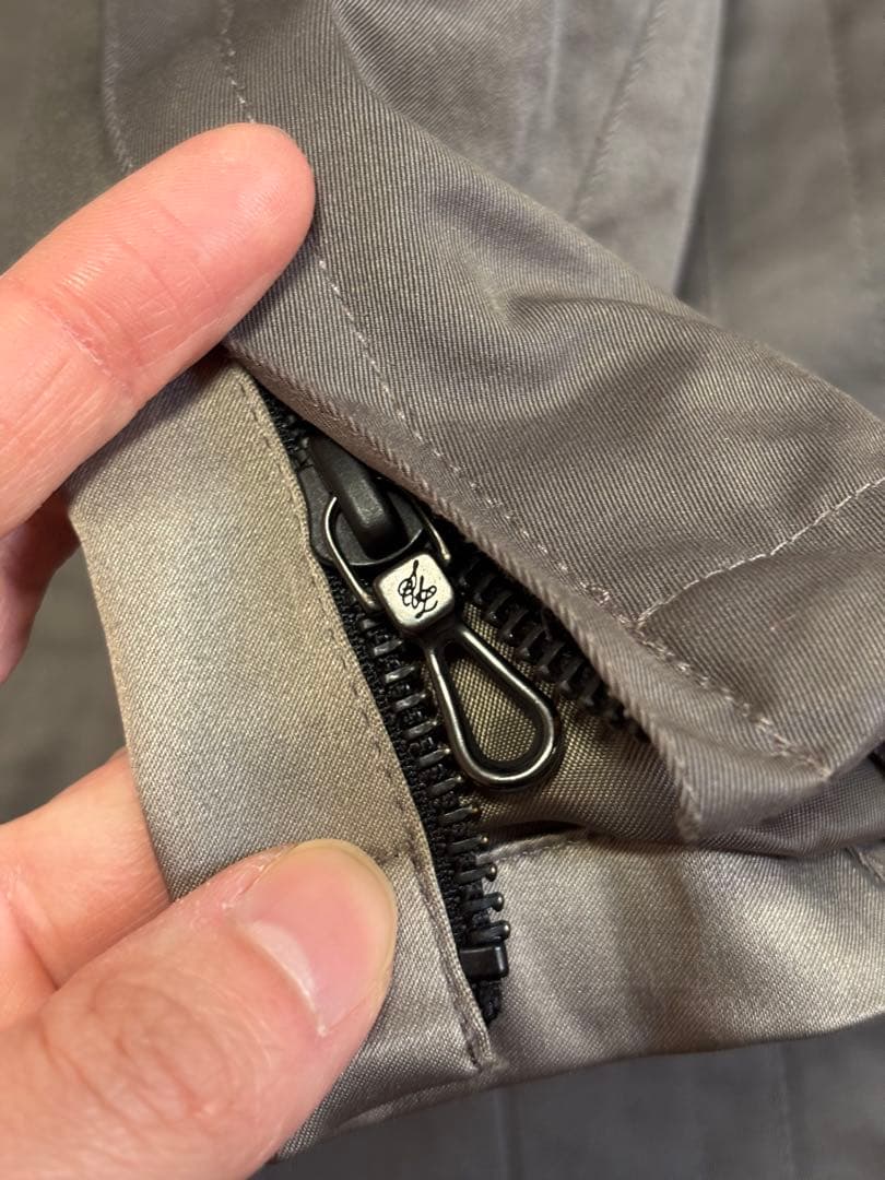 シュリセル、ライダースジャケット、グレー、ダブルジップ、Y2K、お兄、ギャル男