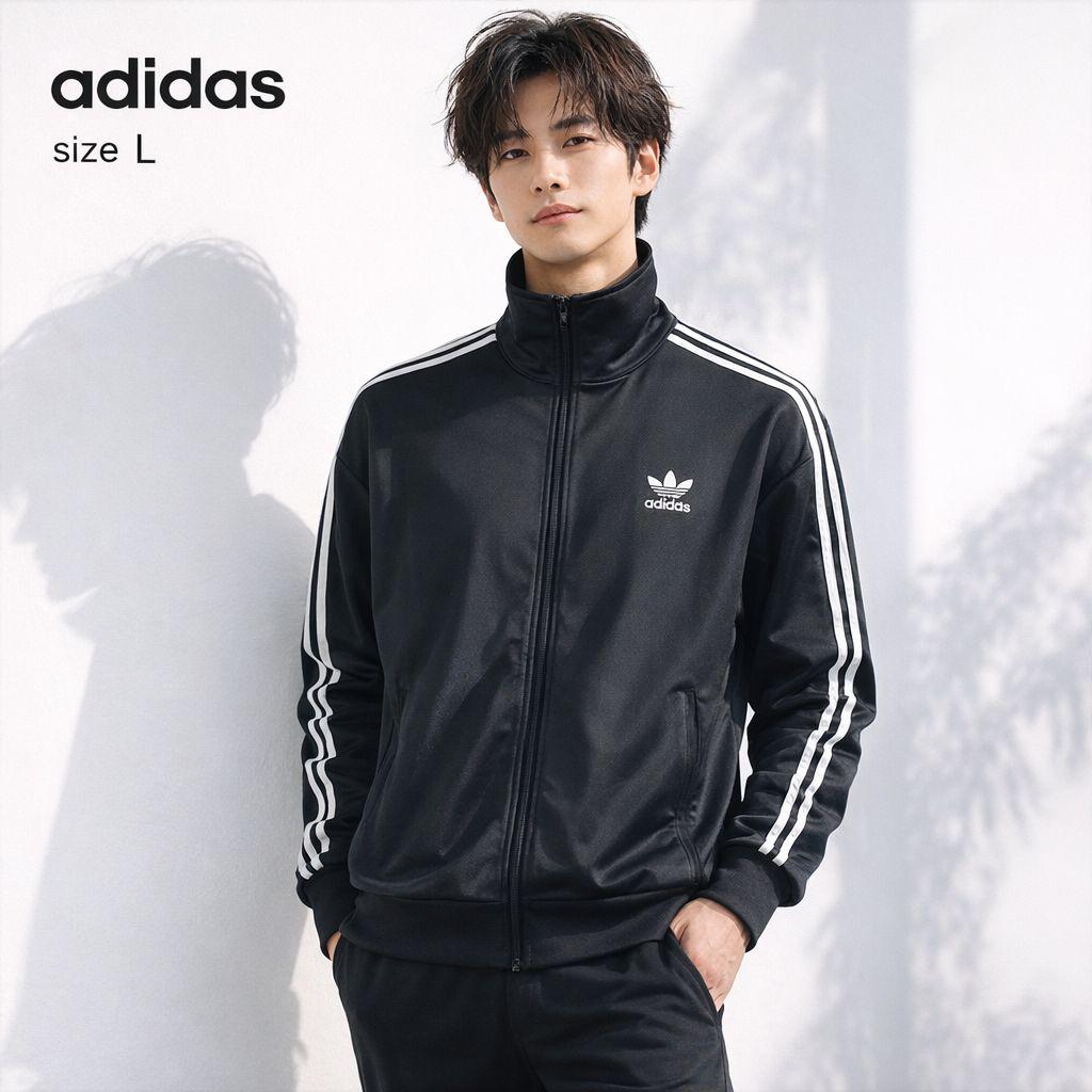 アディダス✨️ adidas ファイヤーバード　トラックジャケット L ブラック