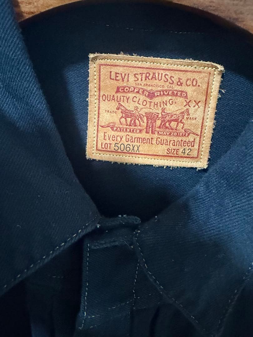 LEVI’S LVC1936年モデル TYPE I 506XX 黒 42