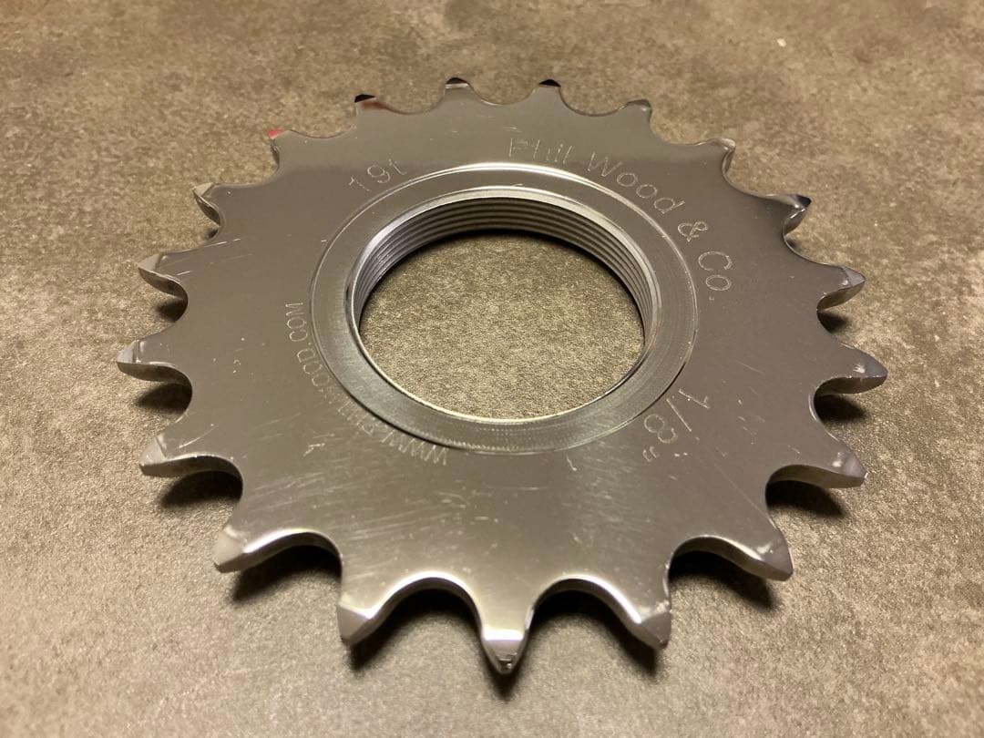 PHILWOOD track cog (1/8\") 19T フィルウッド コグ