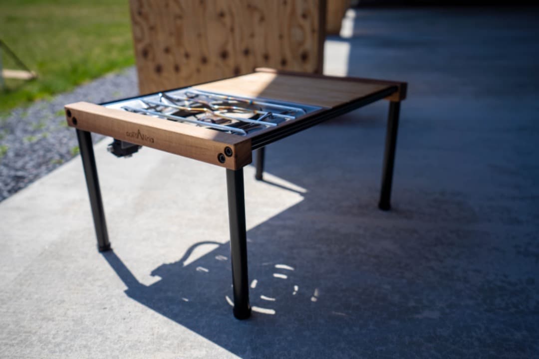 [pollyAnna] IGTテーブル 2ユニット ウォールナット 400mm