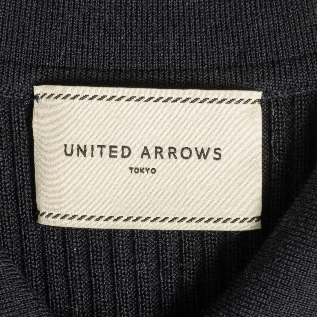 UNITED ARROWS 25AW フィット ＆ フレア ポロワンピース
