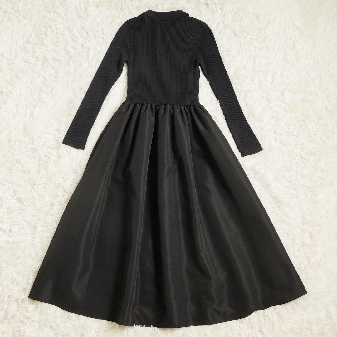 UNITED ARROWS 25AW フィット ＆ フレア ポロワンピース