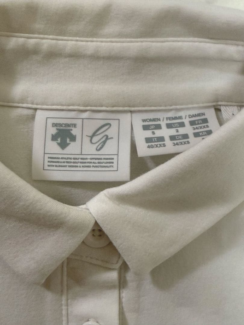 デサントゴルフ レディース ポロシャツ ミニスカート セット S ホワイト