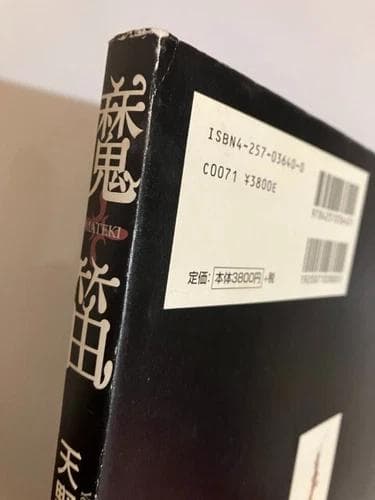 レア 天野喜孝イラスト「魔笛」初版本 帯付き ファンタジー アート あらきりつこ