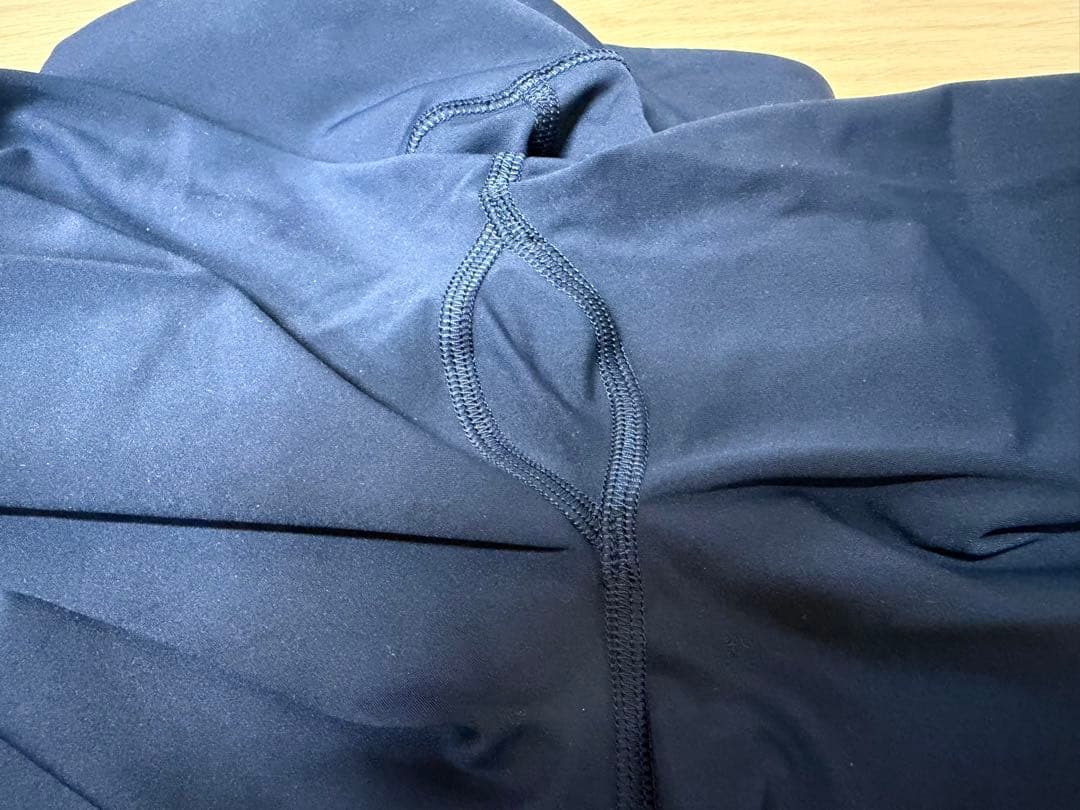 ルルレモン アジアフィットレギンスS ネイビー&グレー