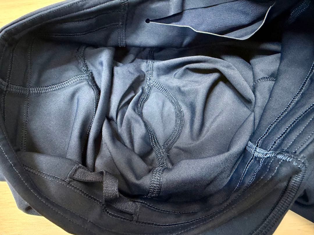 ルルレモン アジアフィットレギンスS ネイビー&グレー