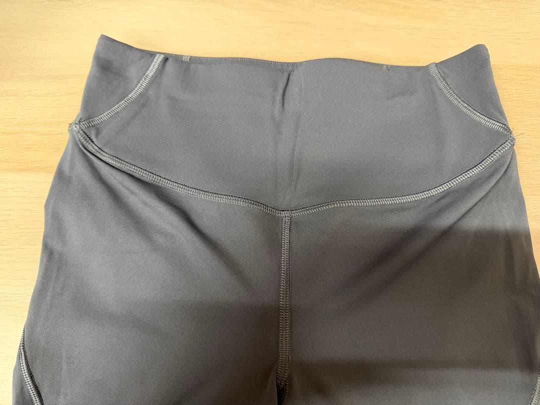 ルルレモン アジアフィットレギンスS ネイビー&グレー